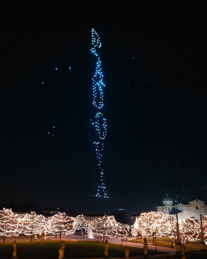 Spettacolo di droni per capodanno